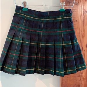 American Apparel Pleated Mini Skirt